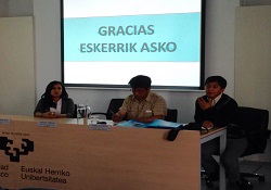 UPV/EHUko Gizarte Ekonomia eta Ekonomia Solidarioa Masterra hasi da  “Gizarte Ekonomia Soziala eta Emakumeen Eskubide Ekonomikoak. Bolivia, Ekuador, Peru eta Euskadi” hitzaldiarekin